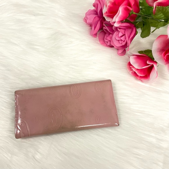 Cartier Pink Patent Leather Wallet - Picture 3 of 13